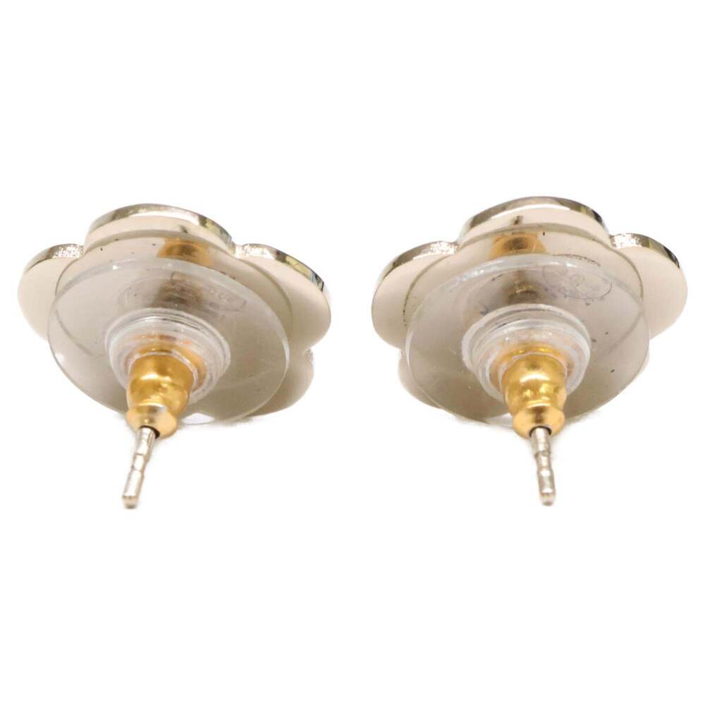 CHANEL Authentic Gold Pearl Logo Earrings - Picture 3 of 7